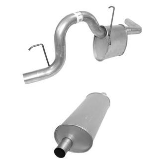 AP Exhaust® - Exhaust Muffler and Tailpipe Kit