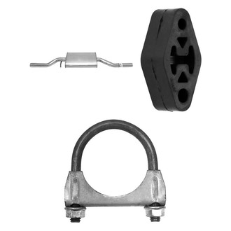 AP Exhaust® - 3-Pc Muffler Kit
