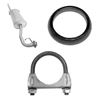 AP Exhaust® - 3-Pc Muffler Welded Assembly Kit