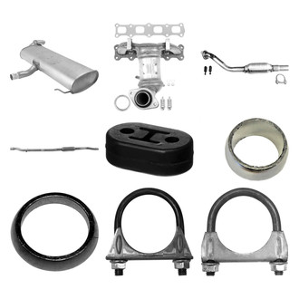 AP Exhaust® - 9-Pc Catalytic Converter and Pipe Assembly Kit
