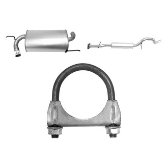 AP Exhaust® - 3-Pc Muffler Welded Assembly Kit