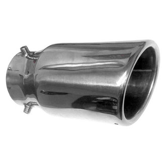 AP Exhaust® - Stainless Steel Round Inside Roll Angle Cut Weld-On Natural Exhaust Tip