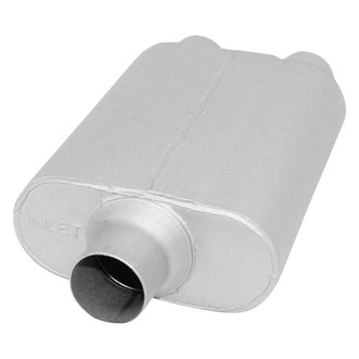 AP Exhaust® - Xlerator Performance Oval Gray Exhaust Muffler