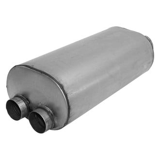 AP Exhaust® - Xlerator Performance Oval Gray Exhaust Muffler