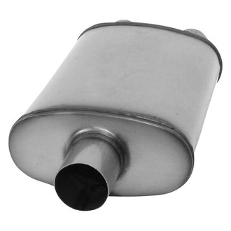 AP Exhaust® - Stainless Steel Oval Xlerator Performance Muffler