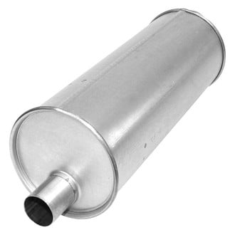 AP Exhaust® - Challenge Series Aluminized Steel Exhaust Muffler with Inlet/Outlet Neck