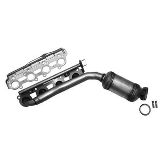 AP Exhaust® - Stainless Steel Direct Fit Exhaust Manifold with Integrated Catalytic Converter