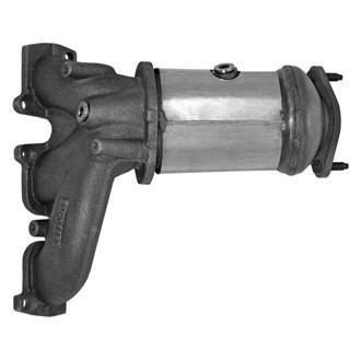 AP Exhaust® - Stainless Steel Direct Fit Exhaust Manifold with Integrated Catalytic Converter