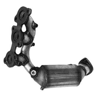 AP Exhaust® - Stainless Steel Direct Fit Exhaust Manifold with Integrated Catalytic Converter