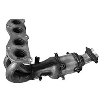 AP Exhaust® - Stainless Steel Direct Fit Exhaust Manifold with Integrated Catalytic Converter
