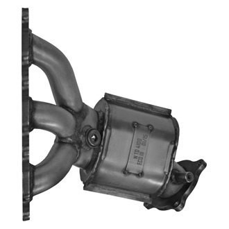 AP Exhaust® - Stainless Steel Direct Fit Exhaust Manifold with Integrated Catalytic Converter