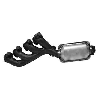 AP Exhaust® - Stainless Steel Direct Fit Exhaust Manifold with Integrated Catalytic Converter