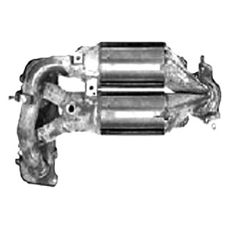 AP Exhaust® - Stainless Steel Direct Fit Exhaust Manifold with Integrated Catalytic Converter