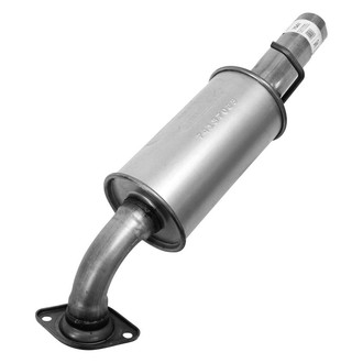 AP Exhaust® - Rear Aluminized Steel Exhaust Muffler and Pipe Assembly