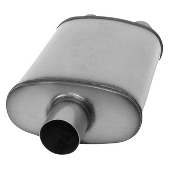 AP Exhaust® - Stainless Steel Oval Xlerator Performance Muffler