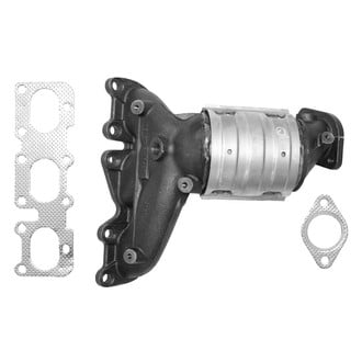 AP Exhaust® - Stainless Steel Direct Fit Exhaust Manifold with Integrated Catalytic Converter
