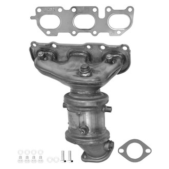 AP Exhaust® - Stainless Steel Direct Fit Exhaust Manifold with Integrated Catalytic Converter