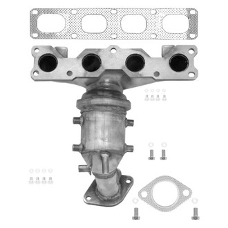 AP Exhaust® - Stainless Steel Direct Fit Exhaust Manifold with Integrated Catalytic Converter