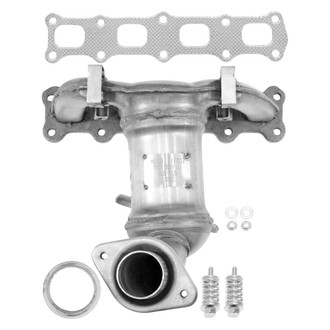 AP Exhaust® - Stainless Steel Direct Fit Exhaust Manifold with Integrated Catalytic Converter