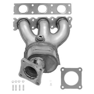 AP Exhaust® - Stainless Steel Direct Fit Exhaust Manifold with Integrated Catalytic Converter