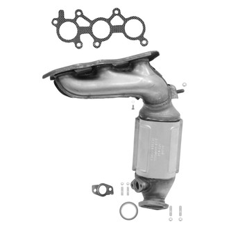 AP Exhaust® - Stainless Steel Direct Fit Exhaust Manifold with Integrated Catalytic Converter