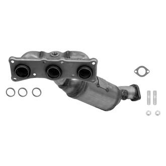 AP Exhaust® - Stainless Steel Direct Fit Exhaust Manifold with Integrated Catalytic Converter