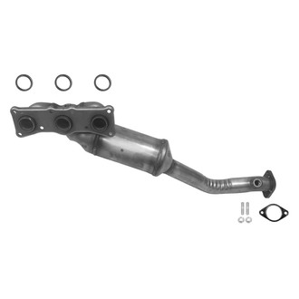 AP Exhaust® - Stainless Steel Direct Fit Exhaust Manifold with Integrated Catalytic Converter