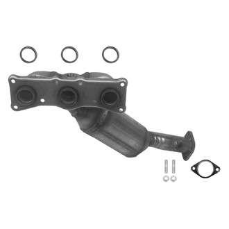 AP Exhaust® - Stainless Steel Direct Fit Exhaust Manifold with Integrated Catalytic Converter