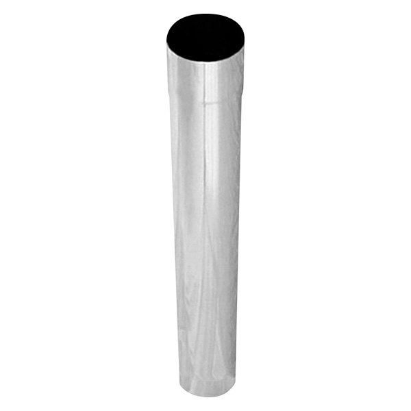 AP Exhaust® - Silverine™ 304 SS Straight Cut Polished Exhaust Stack