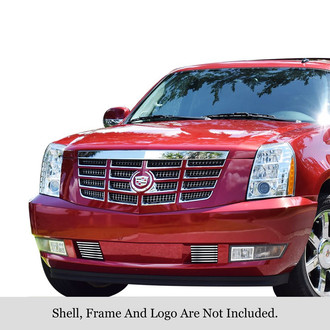 APG® - 1-Pc Chrome Polished 8x6 mm Horizontal Billet Tow Hook Grilles