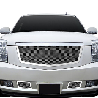 APG® - 3-Pc Chrome Polished 1.8 mm Wire Mesh Main and Bumper Grille Kit