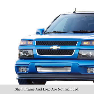 APG® - 1-Pc Chrome Polished 8x6 mm Horizontal Billet Bumper Grille