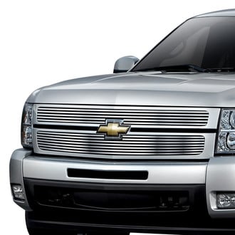 APG® GR03FEG66S - 2-Pc Chrome Polished 8x6 mm Horizontal Billet Main Grille