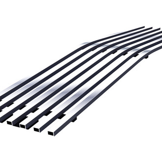 APG® - 1-Pc Chrome Polished 8x6 mm Horizontal Billet Bumper Grille