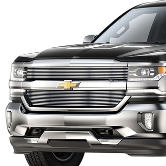 APG® - 2-Pc Chrome Polished Horizontal Billet Main Grille