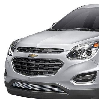 APG® - 1-Pc Silver Hairline Horizontal Billet Bumper Grille