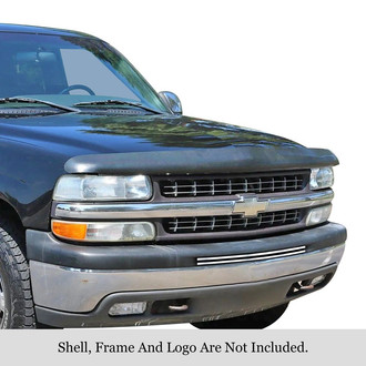 APG® - 1-Pc Polished 8x6 mm Horizontal Billet Top Bumper Grille
