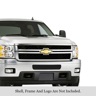 APG® - 1-Pc Black 8x6 mm Horizontal Billet Bumper Grille