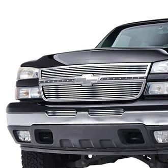 APG® - 4-Pc Chrome Polished 8x6 mm Horizontal Billet Grille Kit