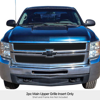 APG® - 2-Pc Black 1.8 mm Wire Mesh Main Grille
