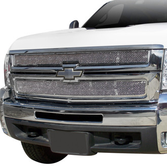 APG® - 2-Pc Chrome Polished 1.8 mm Wire Mesh Main Grille