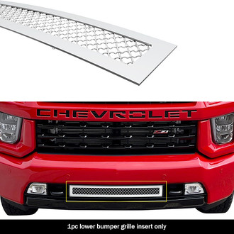 APG® - 1-Pc Chrome 2.5 mm Wire Mesh Bumper Grille