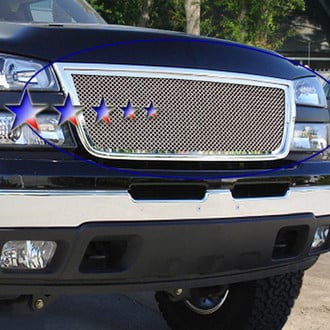 APG® - 1-Pc Chrome Polished 1.8 mm Wire Mesh Main Grille