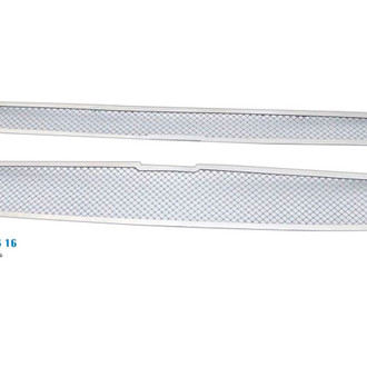 APG® - 2-Pc Chrome Polished 1.8 mm Wire Mesh Main Grille