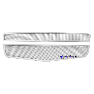 APG® - 2-Pc Chrome Polished 1.8 mm Wire Mesh Main Grille