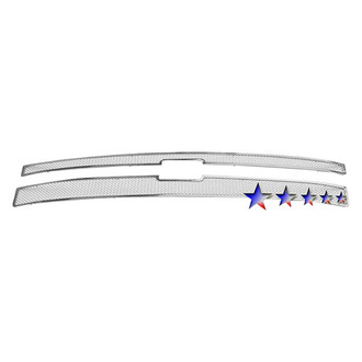 APG® - 2-Pc Chrome Polished 1.8 mm Wire Mesh Main Grille