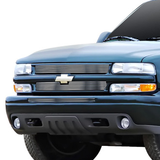 APG® - 3-Pc Chrome Polished 8x6 mm Horizontal Billet Grille Kit