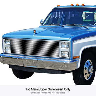 APG® - 1-Pc Chrome Polished 8x6 mm Horizontal Billet Main Grille