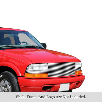 APG® - 1-Pc "Full Face" Polished 8x6 mm Horizontal Billet Main Grille