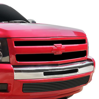 APG® - 1-Pc Black Horizontal Tubular Bumper Grille